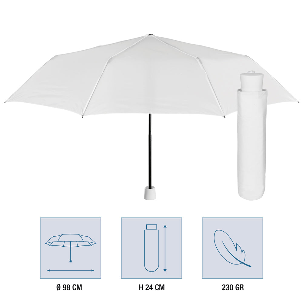 Perletti Ombrello Bianco Pieghevole da Sposa Sconto