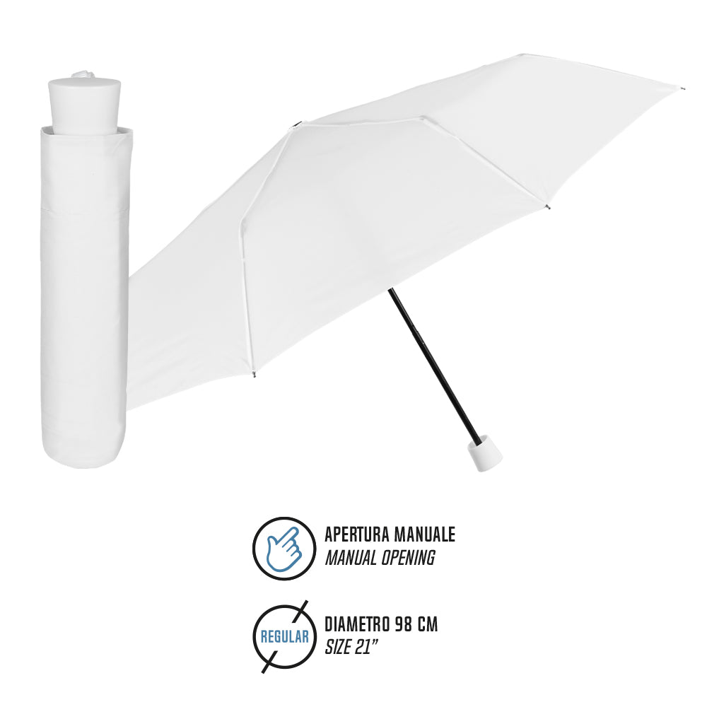 Perletti Ombrello Bianco Pieghevole da Sposa Sconto