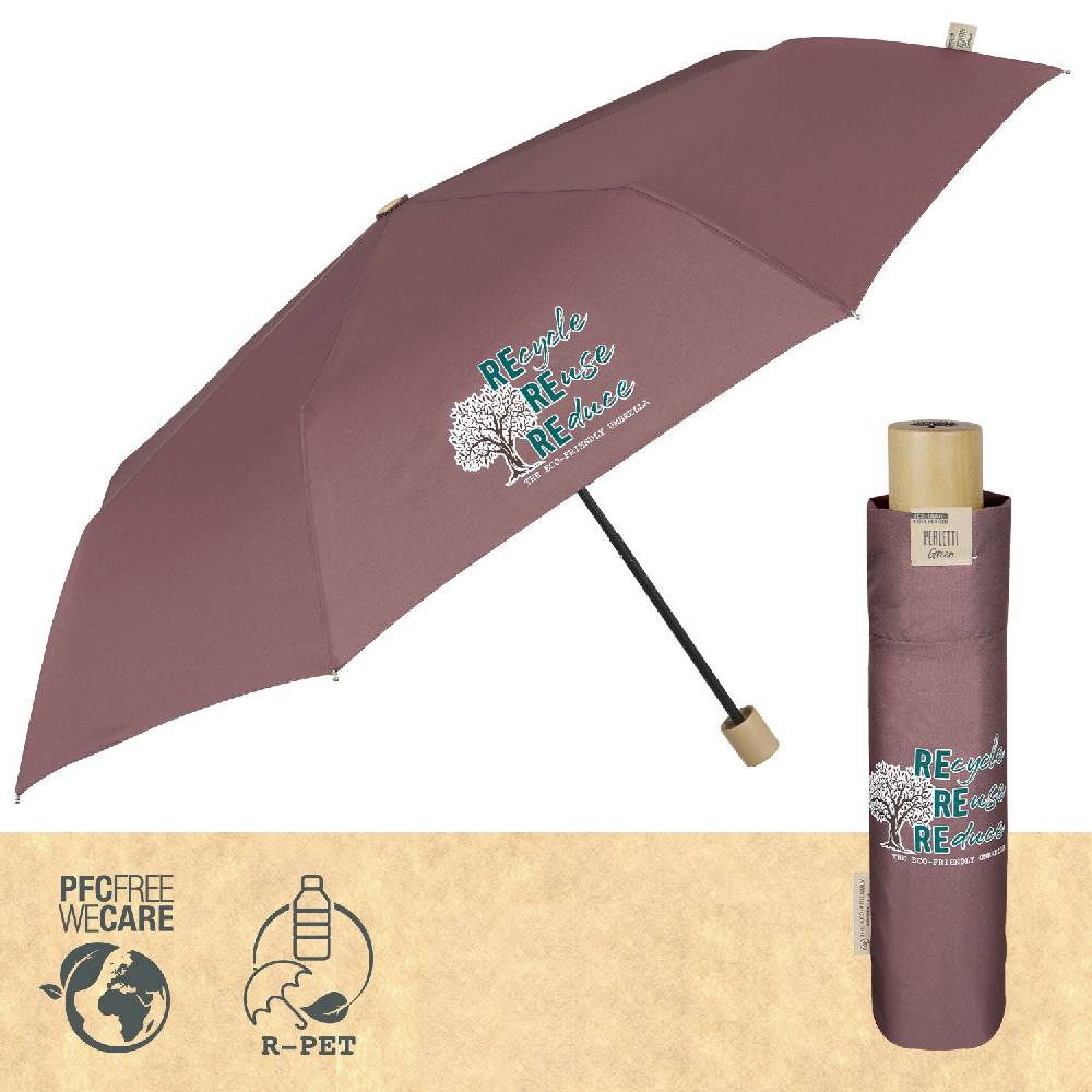 Perletti Ombrello Green Compatto Ecosostenibile Vendita Calda