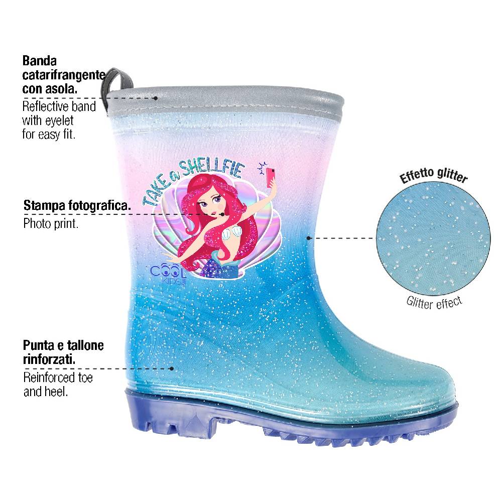Perletti Stivaletti Sirenetta Glitter Novità