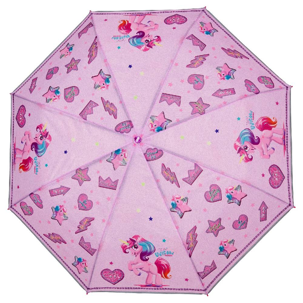 Perletti Ombrello Unicorno Rosa con Cuori e Stelle Sconto