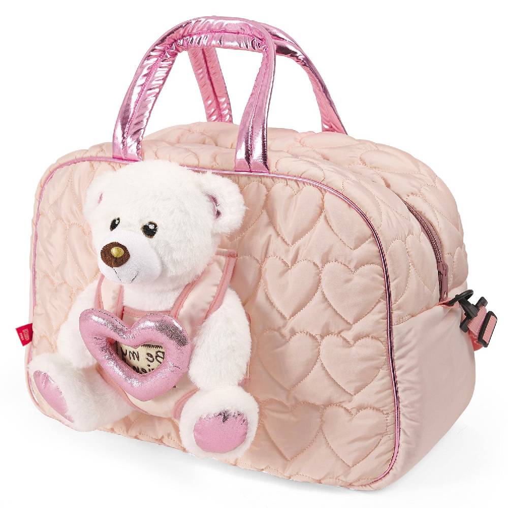 Perletti Borsa Sport Rosa con Orsetto Polare Promozione Limitata