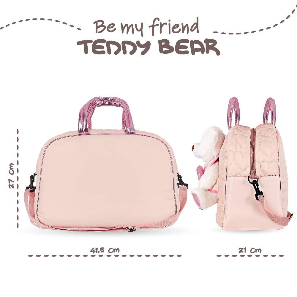 Perletti Borsa Sport Rosa con Orsetto Polare Promozione Limitata