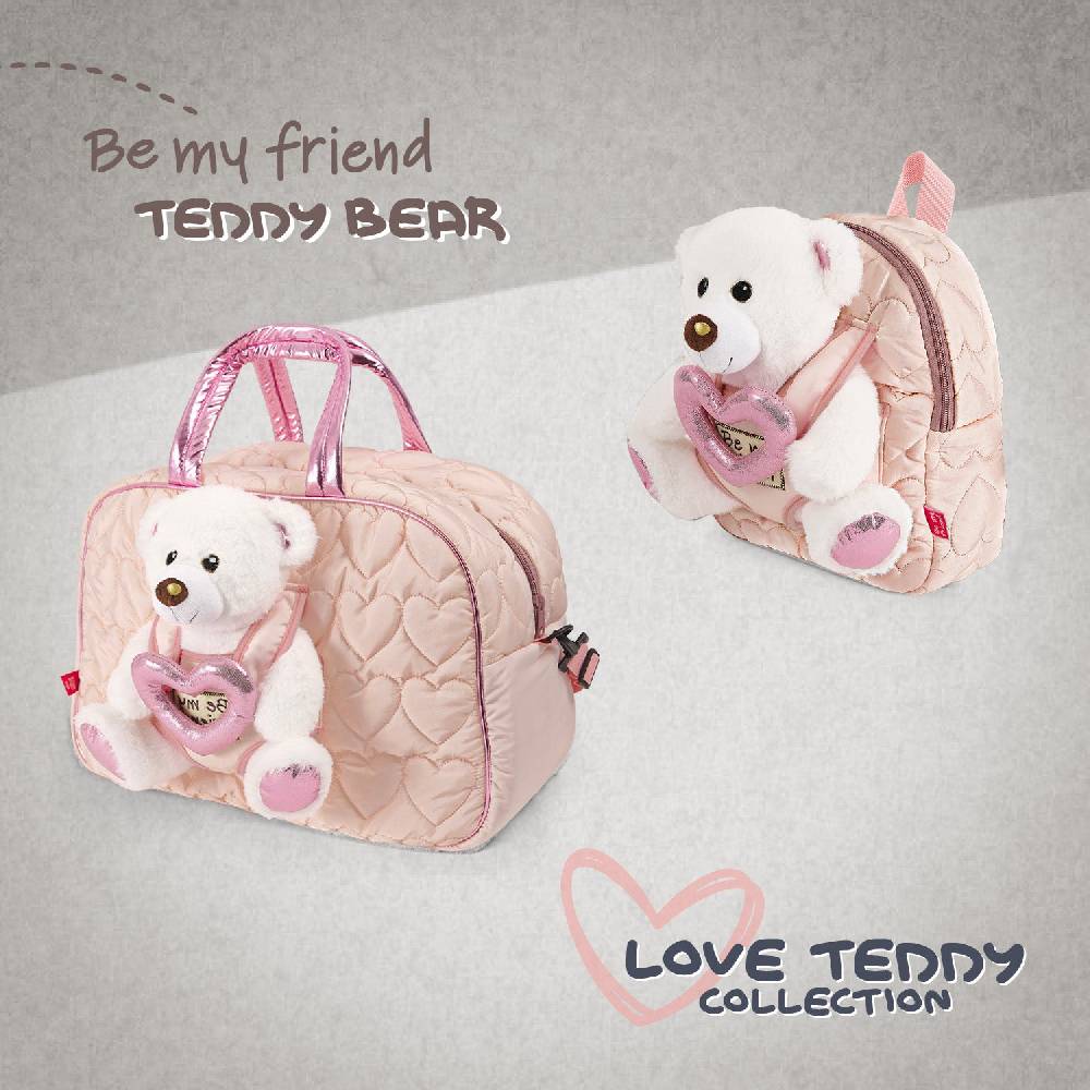 Perletti Borsa Sport Rosa con Orsetto Polare Promozione Limitata