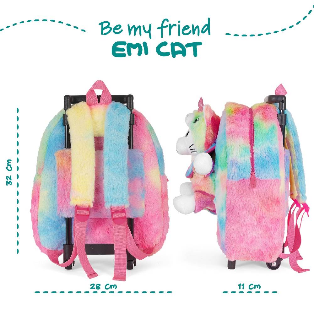 Perletti Trolley con Peluche Kawaii Pezzi Unici