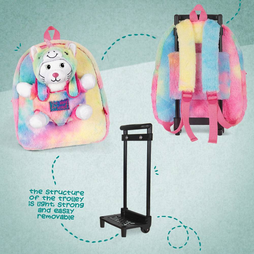 Perletti Trolley con Peluche Kawaii Pezzi Unici