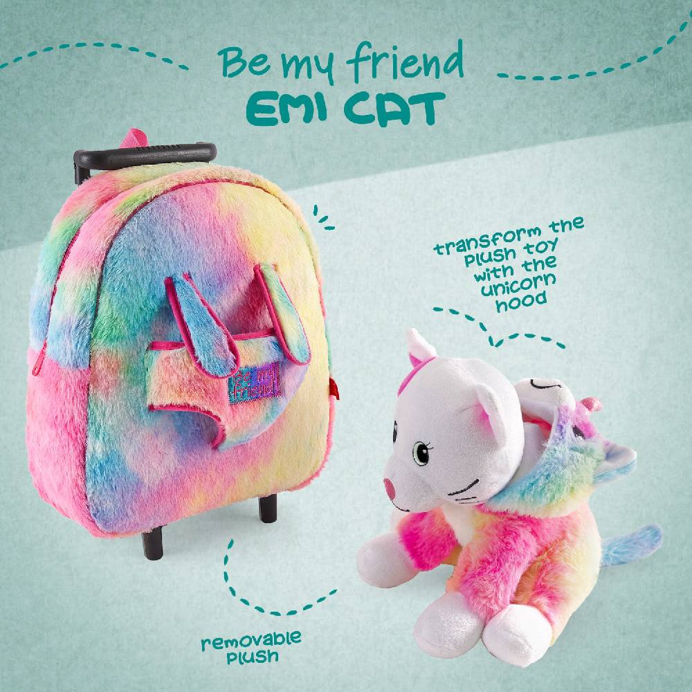 Perletti Trolley con Peluche Kawaii Pezzi Unici