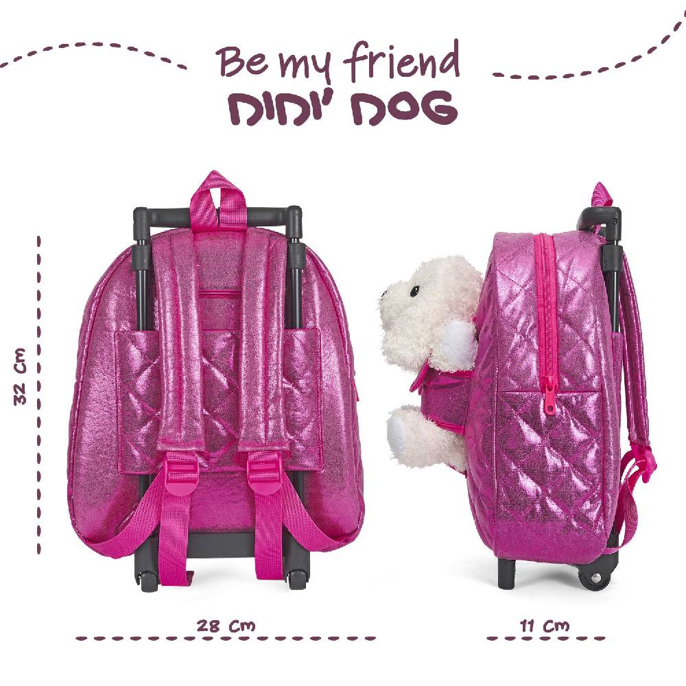 Perletti Trolley con Peluche Barboncino Soddisfazione Garantita