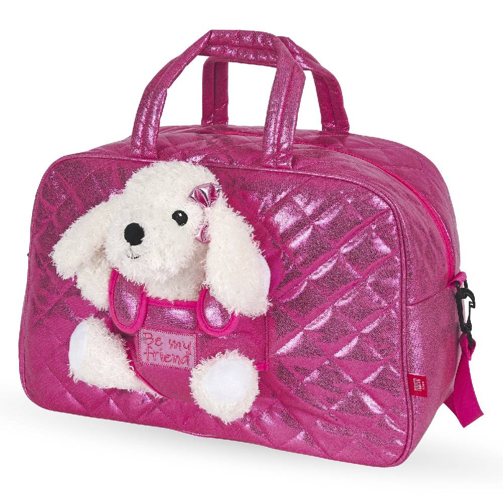 Perletti Borsa Sport con Peluche Barboncino Qualità Garantita