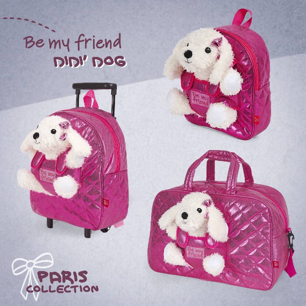 Perletti Borsa Sport con Peluche Barboncino Qualità Garantita