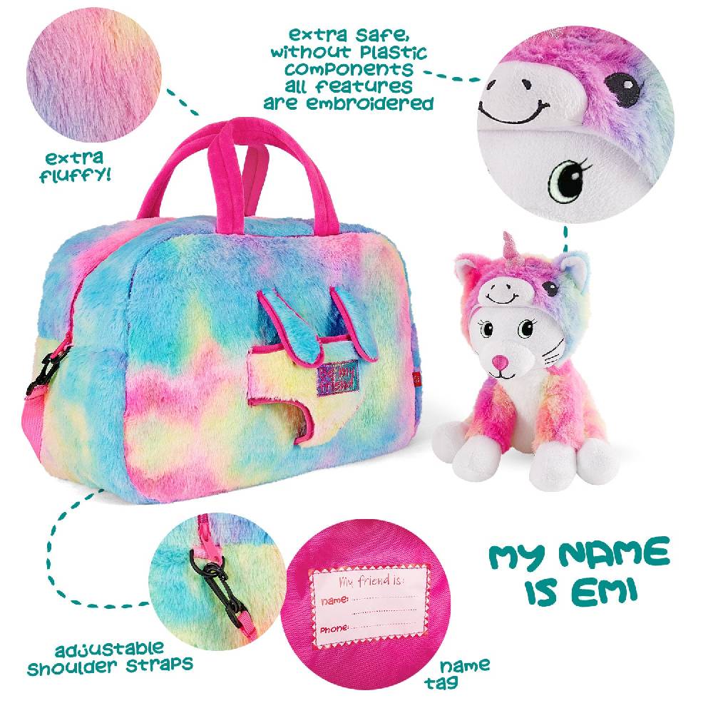 Perletti Borsa Sport con Peluche Kawaii Negozi Online