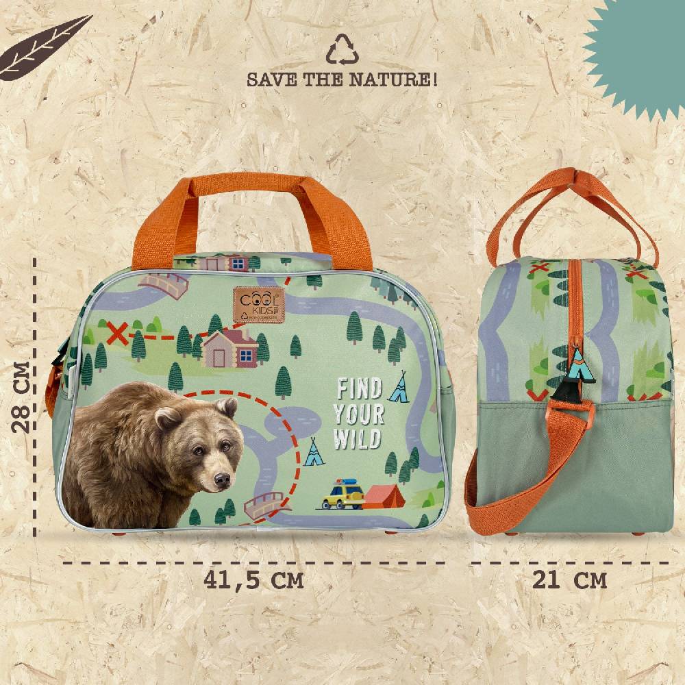 Perletti Borsa Sport Eco con Orso Shopping Online