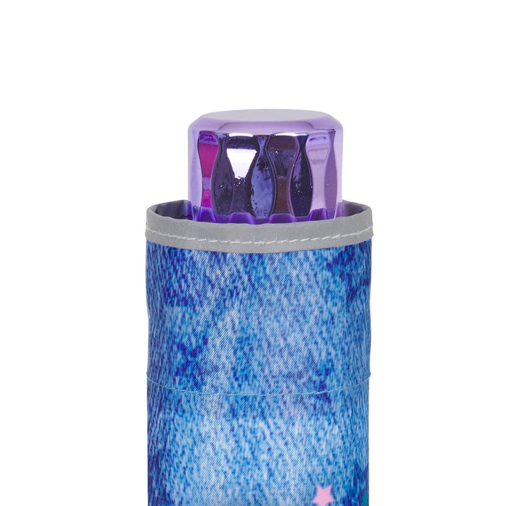 Perletti Ombrello Unicorno Mini Denim Vendita