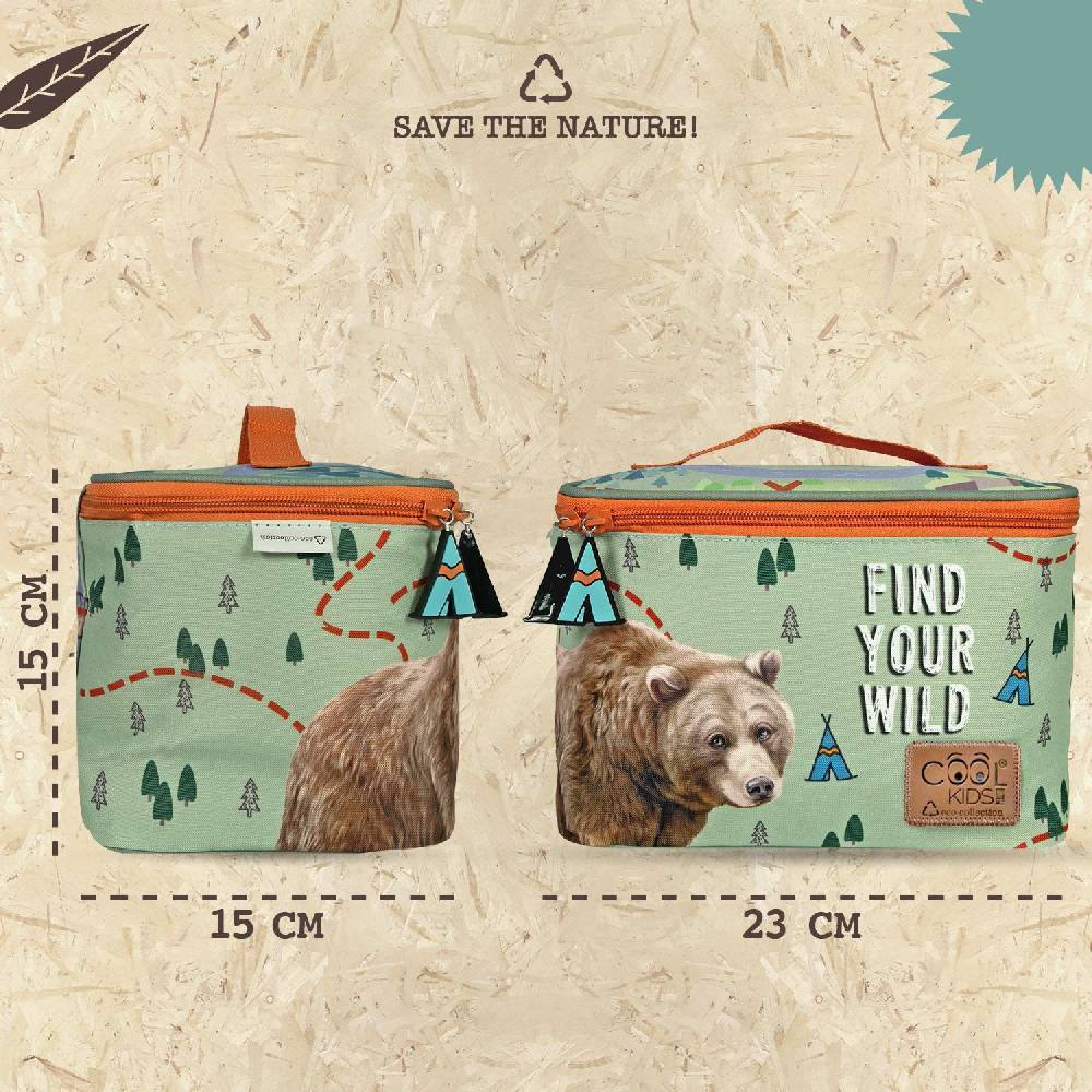 Perletti Borsa Pranzo Eco con Orso Only for today