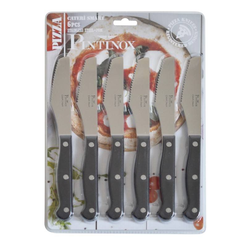 Pintinox Coltello pizza Cateri Smart » coltello pizza blister 6 pz Vendite Flash