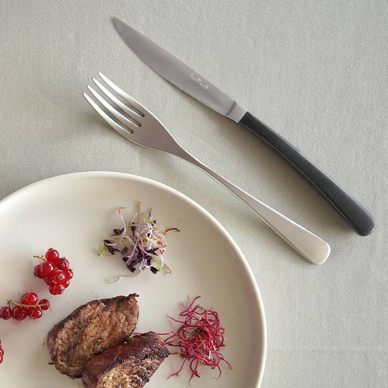 Pintinox Kobe » Coltello bistecca lama liscia e seghettata Nuovo