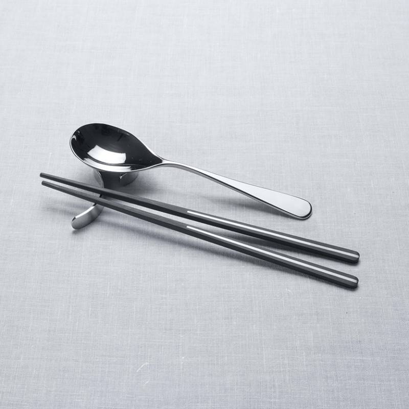 Pintinox Audrey» Set Orientale con bacchette, ciotola e appoggia bacchette in SPS Affare Del Giorno