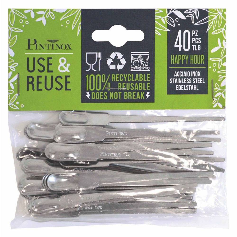 Pintinox HAPPY HOUR » Tridente in confezione a 40 pezzi Hotsell