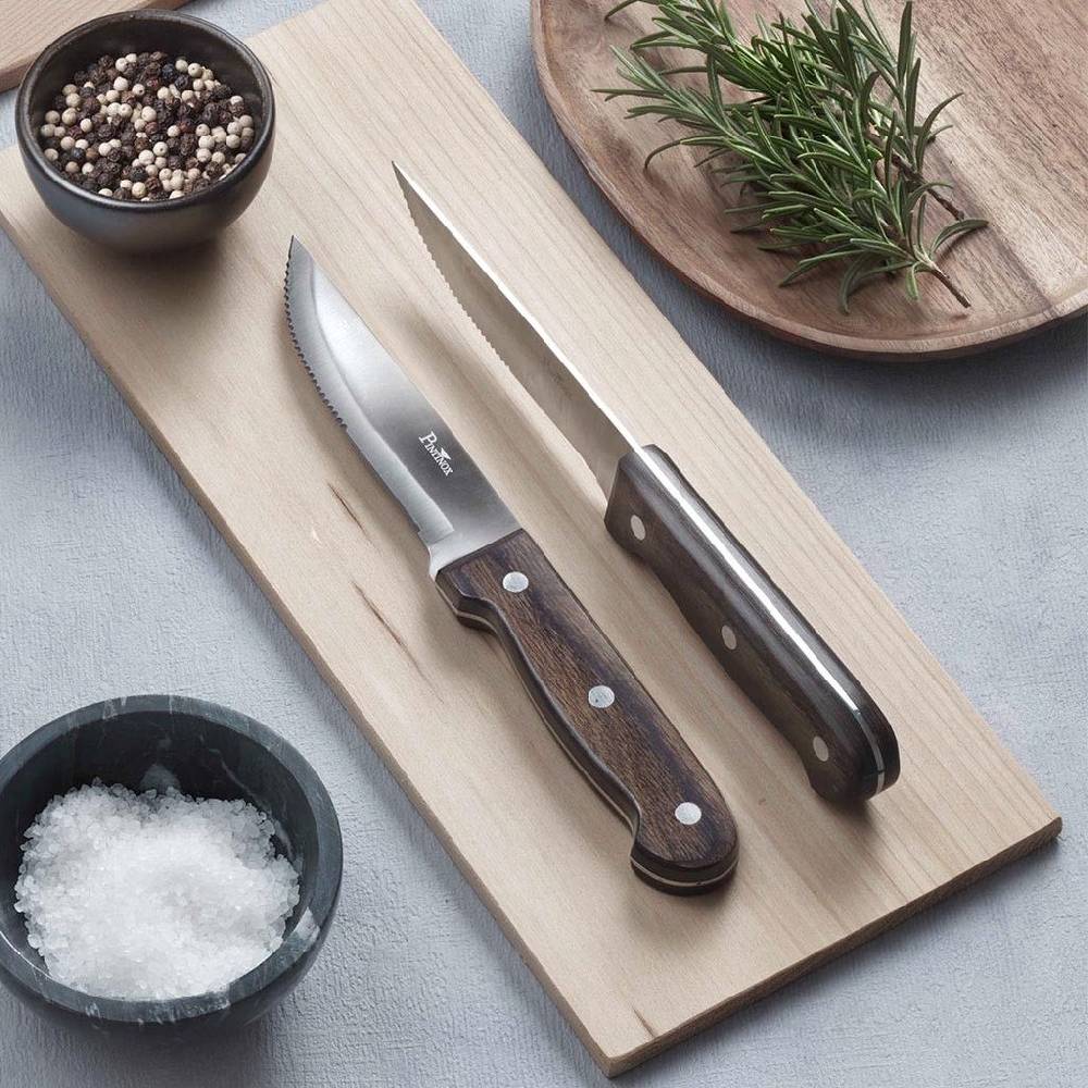 Pintinox P WOOD » 4 Coltelli da carne dimensione big Shopping Online