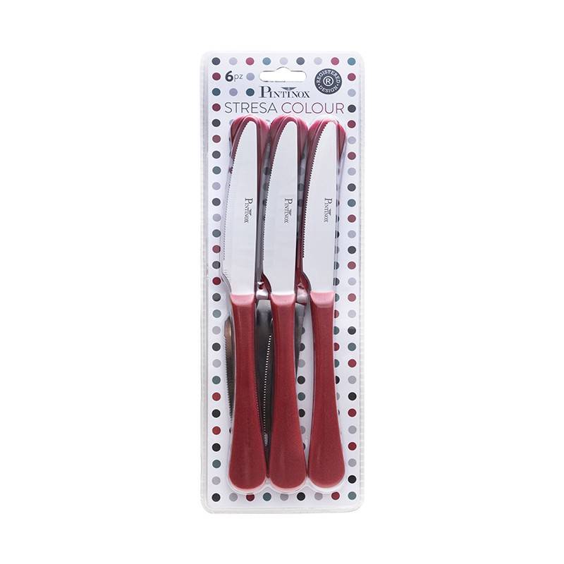 Pintinox Stresa Colour » Coltello multiuso manico rosso Nuova