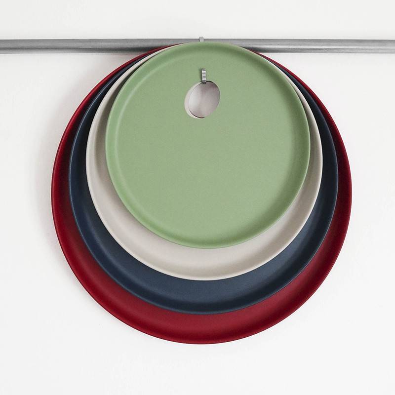 Pintinox Vassoio O » vassoio servire colore rosso 36 cm Consegna Veloce