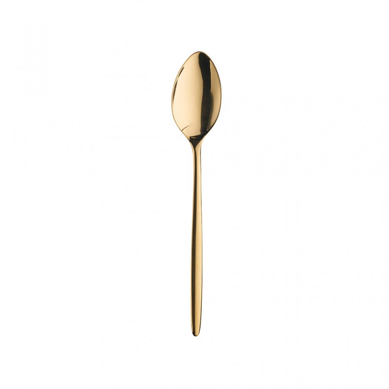 Pintinox Olivia Treasure Gold » Posate da tavola in acciaio con finitura Treasure Gold In Linea