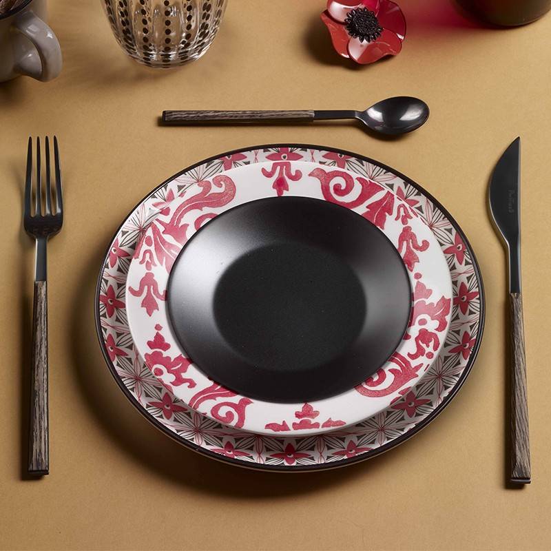 Pintinox Sushi Anniversary Black&Wenge » set 24 posate da tavola in acciaio Fino Al -60%