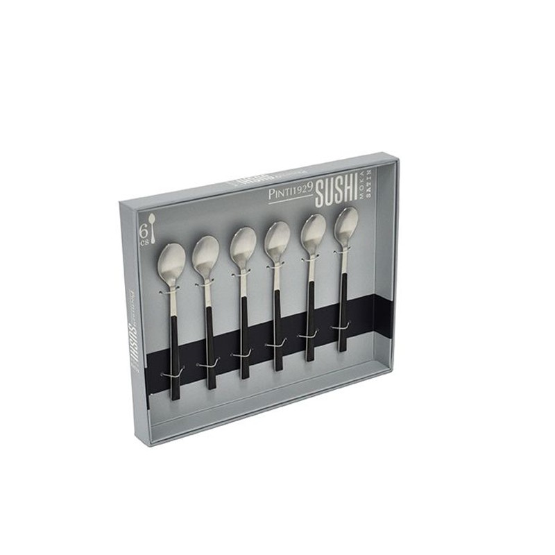 Pintinox Sushi Moka » Cucchiaini con manico ebano Sottocosto