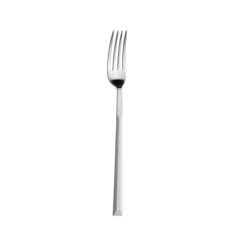 Pintinox Sushi Pro » Set 24 posate da tavola in acciaio satinato con manico bianco Economico