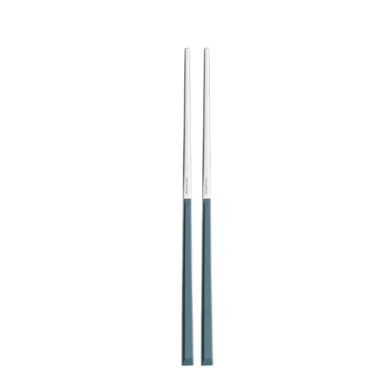Pintinox Sushi Pro » set 24 posate da tavola in acciaio satinato con manico blu Online