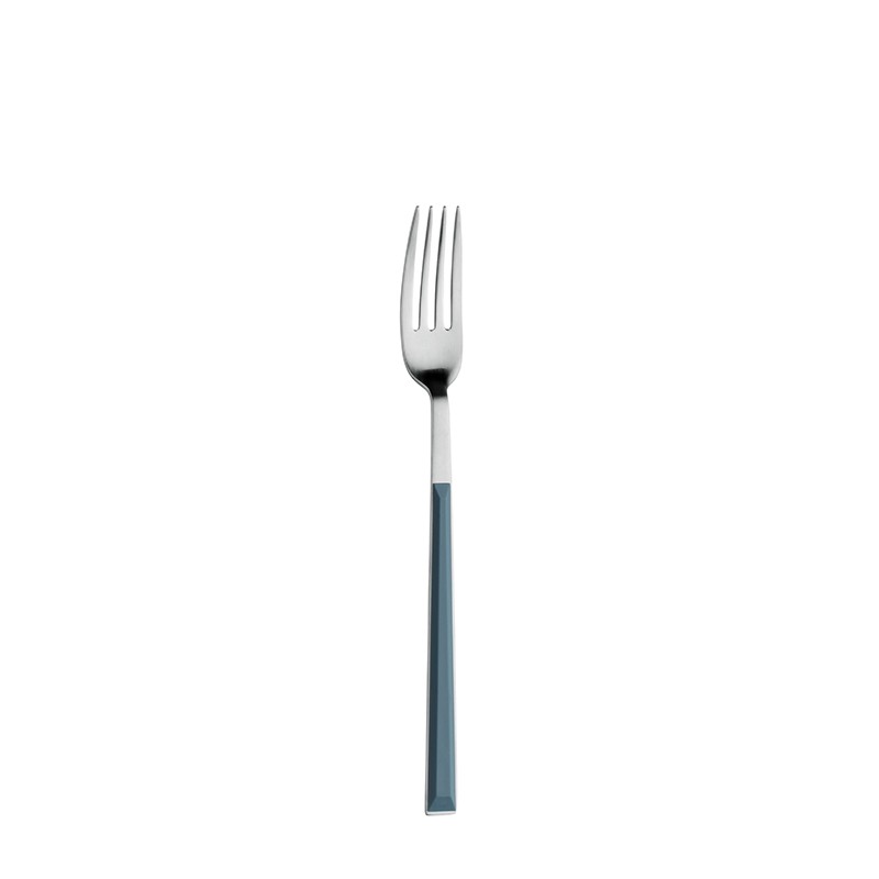 Pintinox Sushi Pro » set 24 posate da tavola in acciaio satinato con manico blu Online