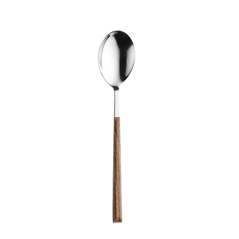 Pintinox Sushi Queen » set 24 posate da tavola in acciaio lucido con manico mogano Offerte