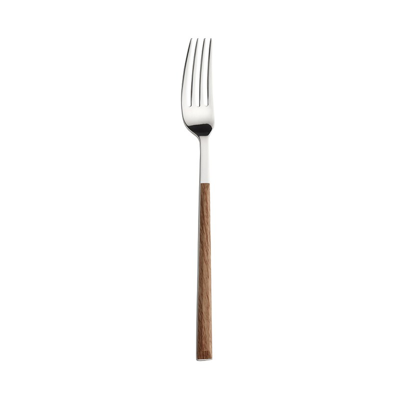 Pintinox Sushi Queen » set 24 posate da tavola in acciaio lucido con manico mogano Offerte