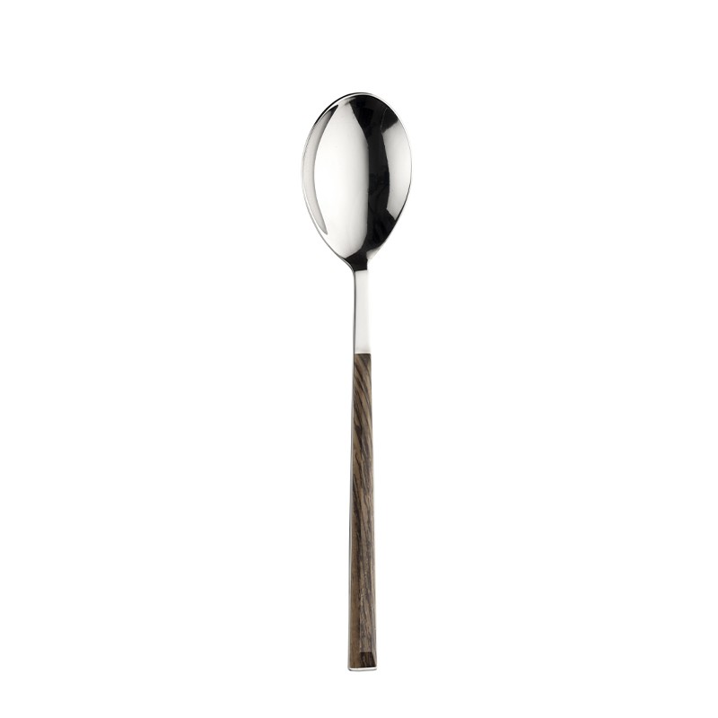 Pintinox Sushi Queen » set 24 posate da tavola in acciaio lucido con manico wenge Vendita Calda