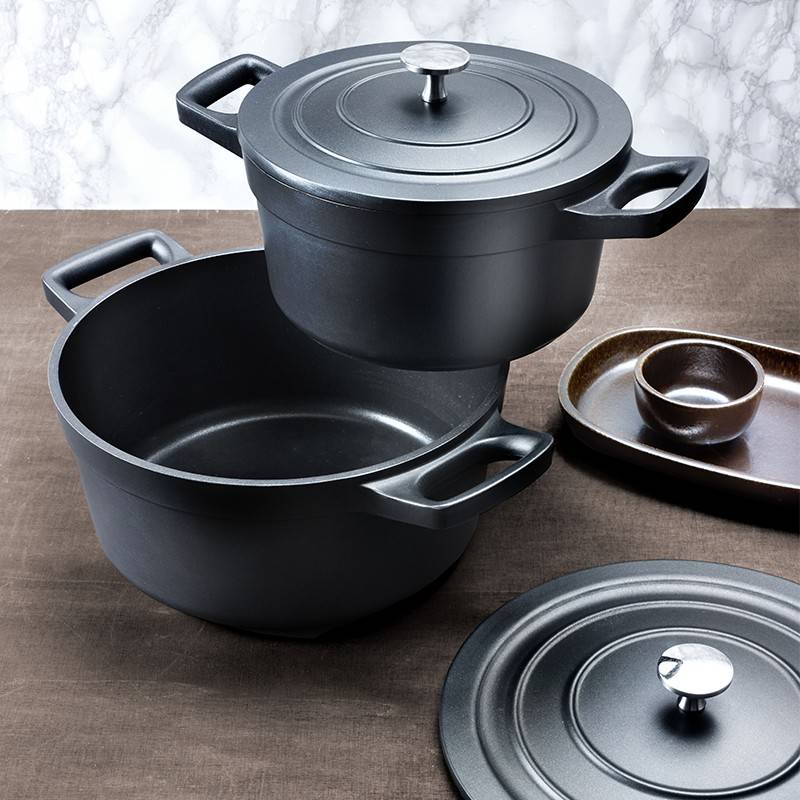 Pintinox PRO TRADTION » Tradition Casseruola alta in alluminio con coperchio in alluminio In Linea