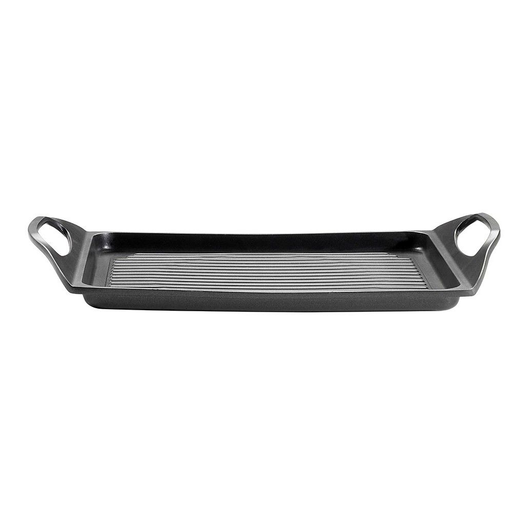 Pintinox PRO » Piastra con grill 45x27 cm in alluminio con rivestimento interno antiaderente Promozione Limitata