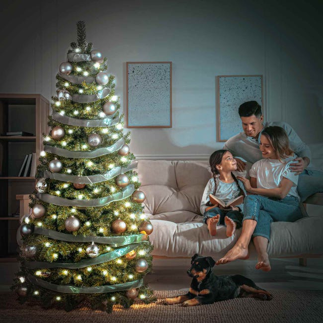 Leroymerlin Dasher - Albero di Natale in PVC ø110 x 210H cm 1100 rami 2025