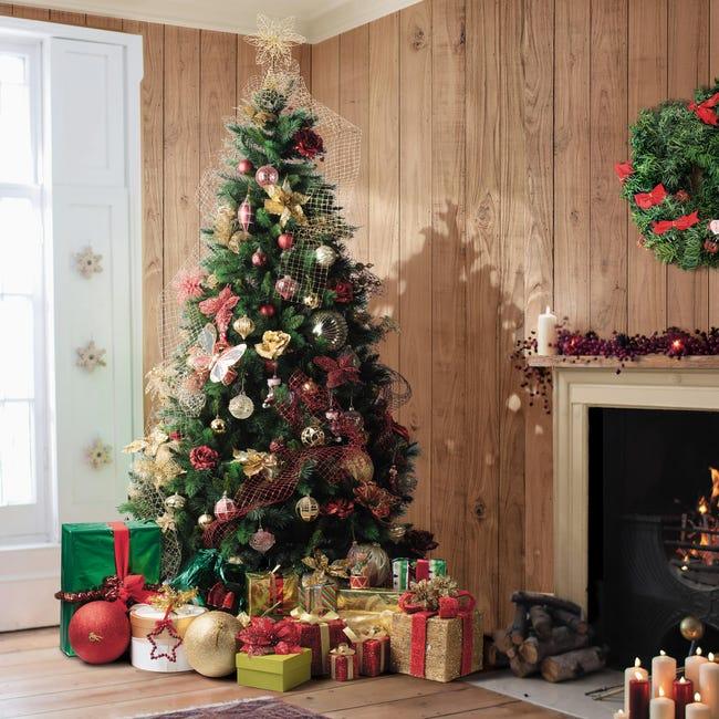 Leroymerlin Albero di Natale artificiale Livigno verde H 210 cm x Ø 119 cm Nuovo
