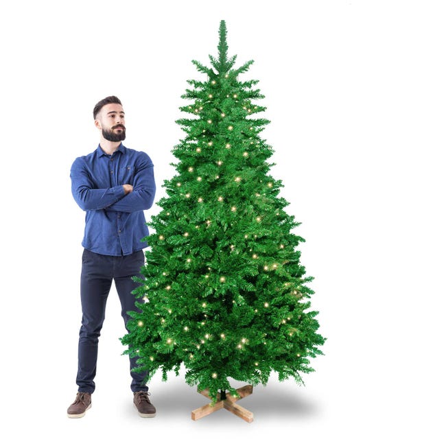 Leroymerlin Cupid - Albero di Natale con luci LED ø114 x210H 1200 rami