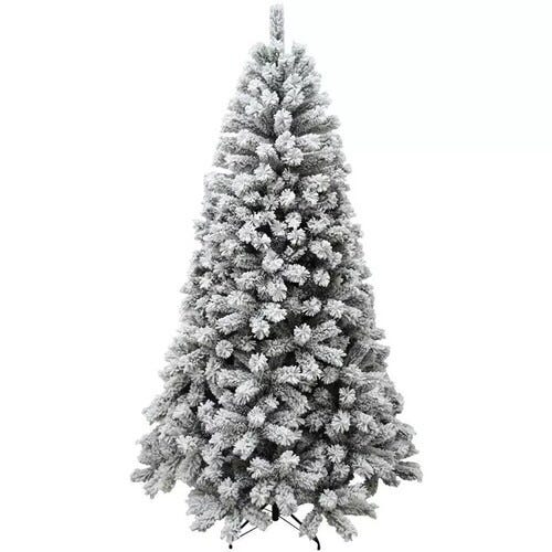 Leroymerlin Albero Di Natale Innevato 240cm Super Folto Effetto Neve Reale Economico