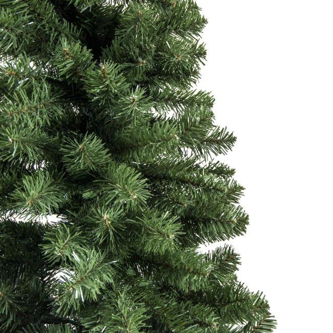Leroymerlin Albero di Natale Slim 451 rami Verde ø64 h150 mod. Monte Slim Outlet