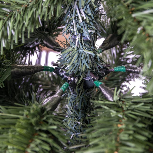 Leroymerlin Albero di Natale Slim 451 rami Verde ø64 h150 mod. Monte Slim Outlet