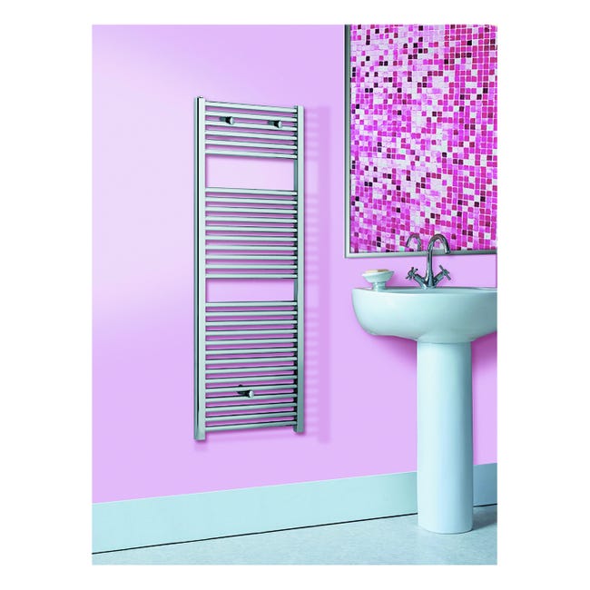 Leroymerlin Scaldasalviette ad acqua calda DE'LONGHI KIARA argento interasse 450 mm L 50 x H 186 cm Novità