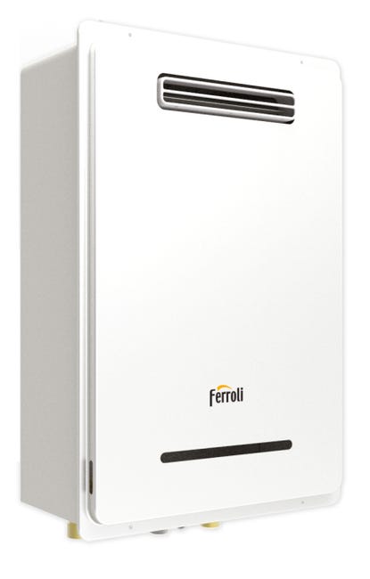 Leroymerlin Scaldabagno a gas metano FERROLI Externo 11 l/min