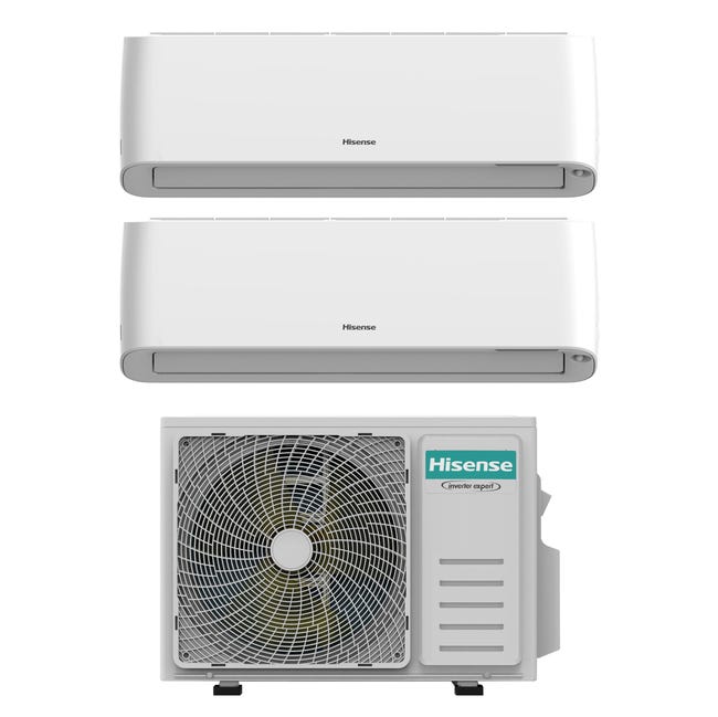Leroymerlin Condizionatore a muro multisplit HISENSE Dual Energy Pro Plus 17000 BTU classe A++