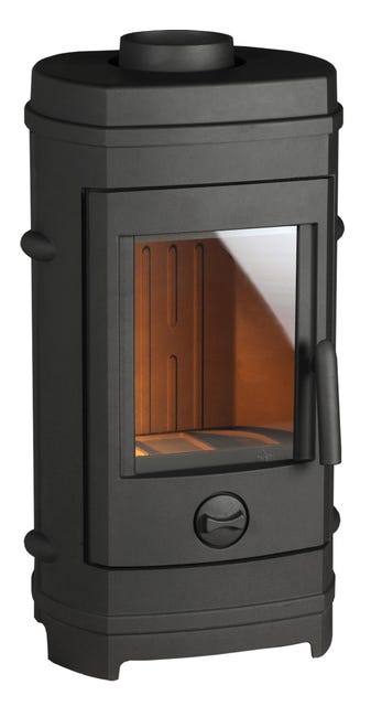 Leroymerlin Stufa a legna INVICTA Remilly 7 kW antracite Moda