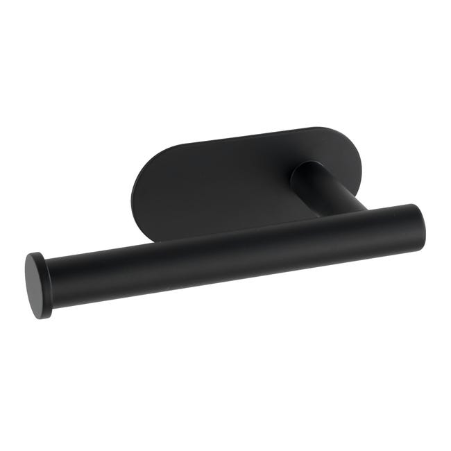 Leroymerlin Porta rotolo aperto Orea Black nero opaco