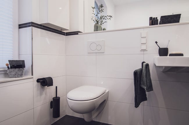 Leroymerlin Porta rotolo aperto Orea Black nero opaco 2025