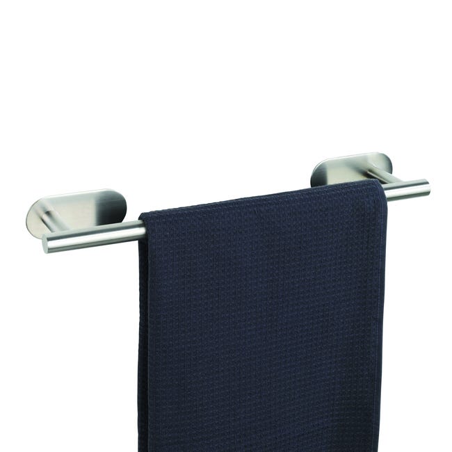 Leroymerlin Portasciugamani da parete Orea cromo spazzolato L 40 cm Spedizione Gratuita
