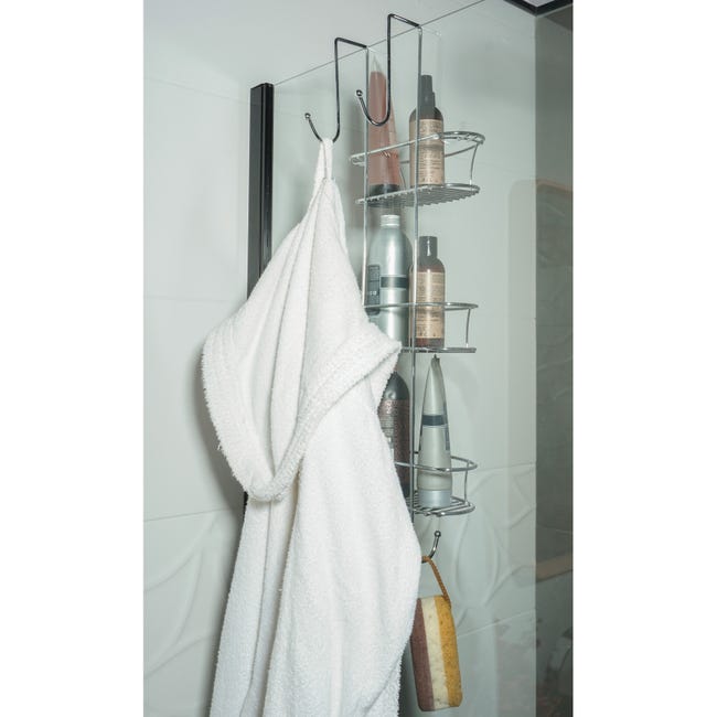 Leroymerlin Organizer per doccia per porta doccia Spider cromo Promozione Limitata